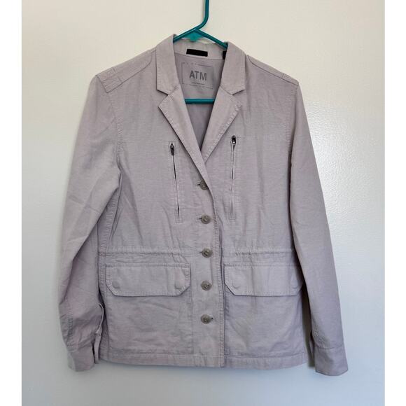 ATM Anthony Thomas Melillo Field Jacket in Beige Anorak Size XS - Picture 1 of 6